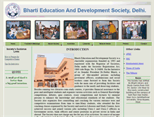 Tablet Screenshot of bhartisociety.org